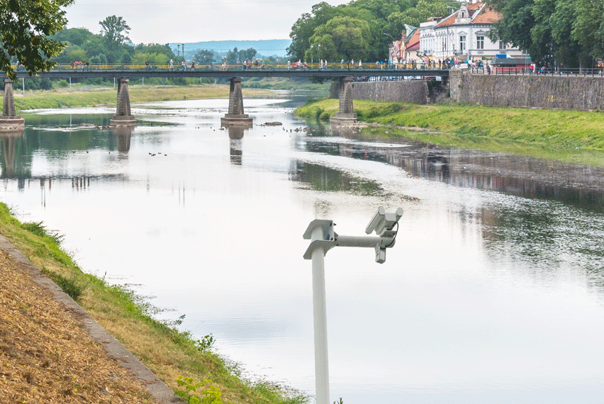 Solução de monitoramento de rios